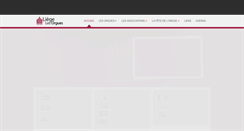 Desktop Screenshot of liegelesorgues.eu