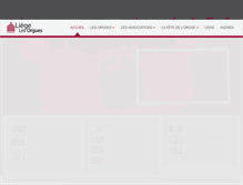 Tablet Screenshot of liegelesorgues.eu